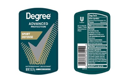 Label (Degree Advanced Protection Sport Defense Antiperspirant Deodorant   Artwork)